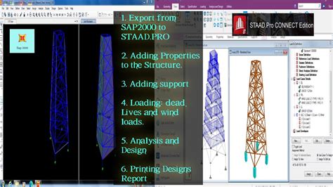 staad pro vs sap2000|Sap2000 to StaadPro Converter .